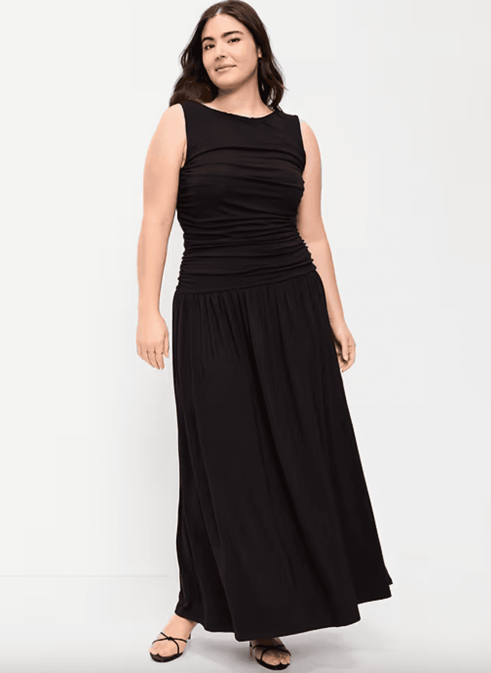Old Navy Fit & Flare Drop-Waist Maxi Dress