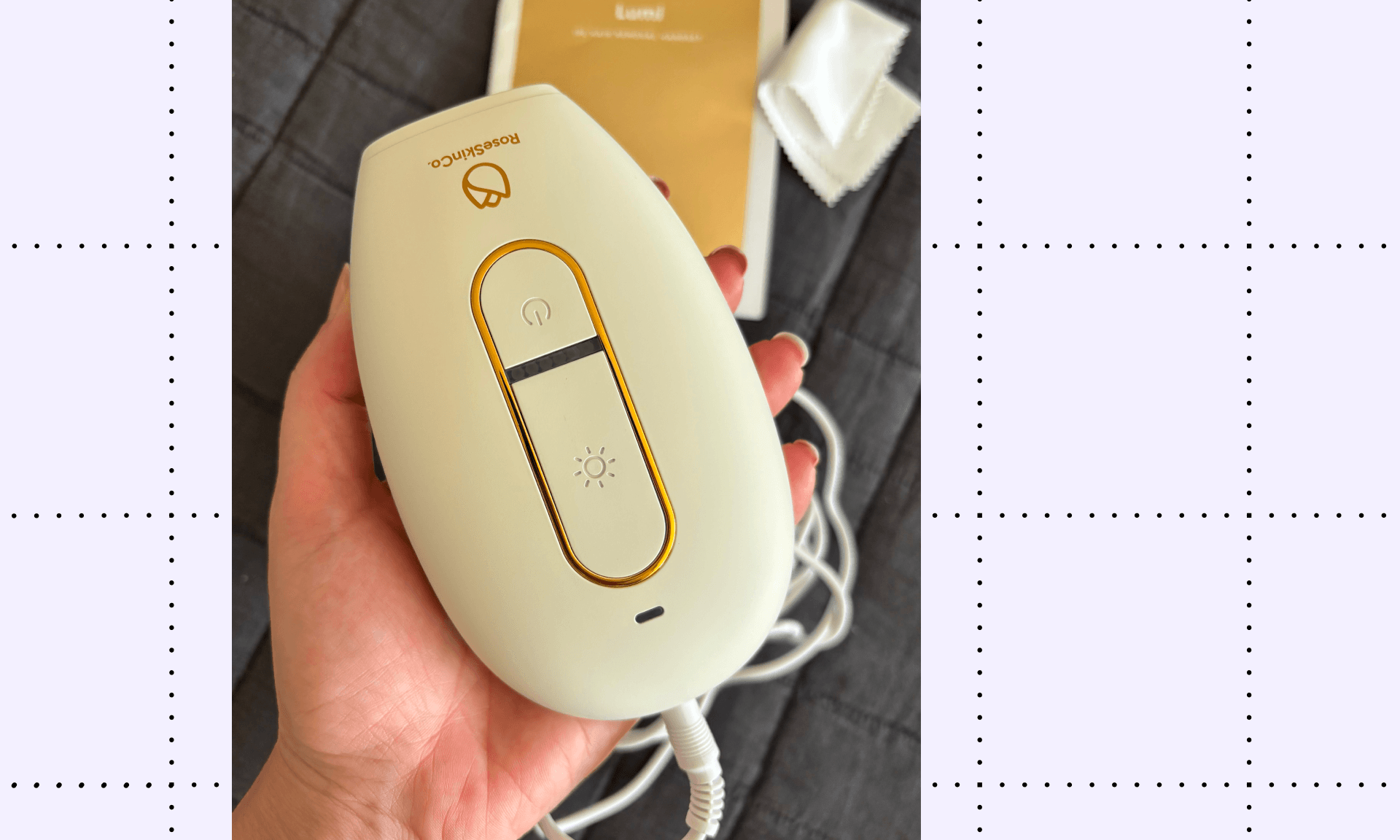 lumi laser hair removal device