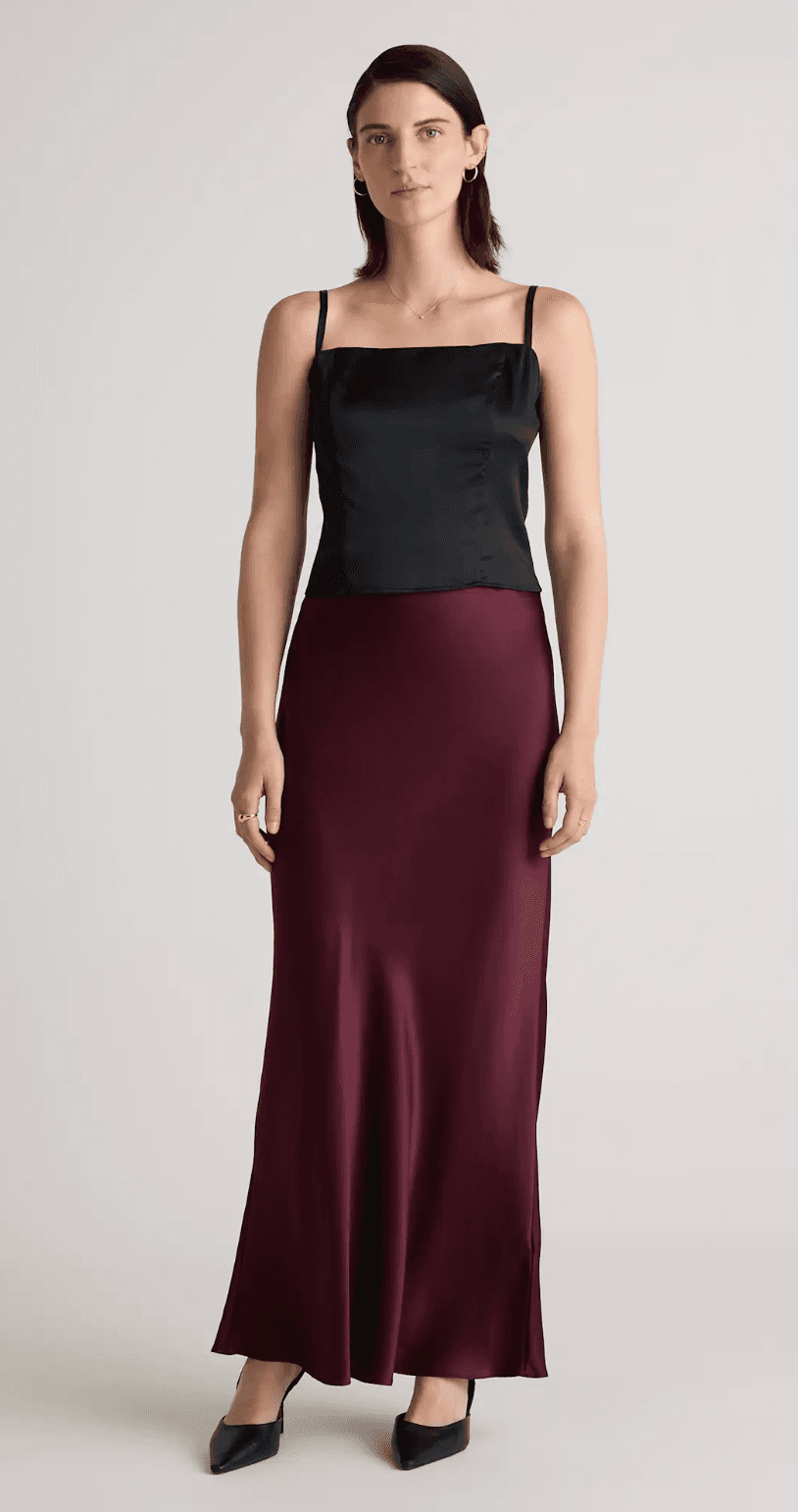 quince slip skirt
