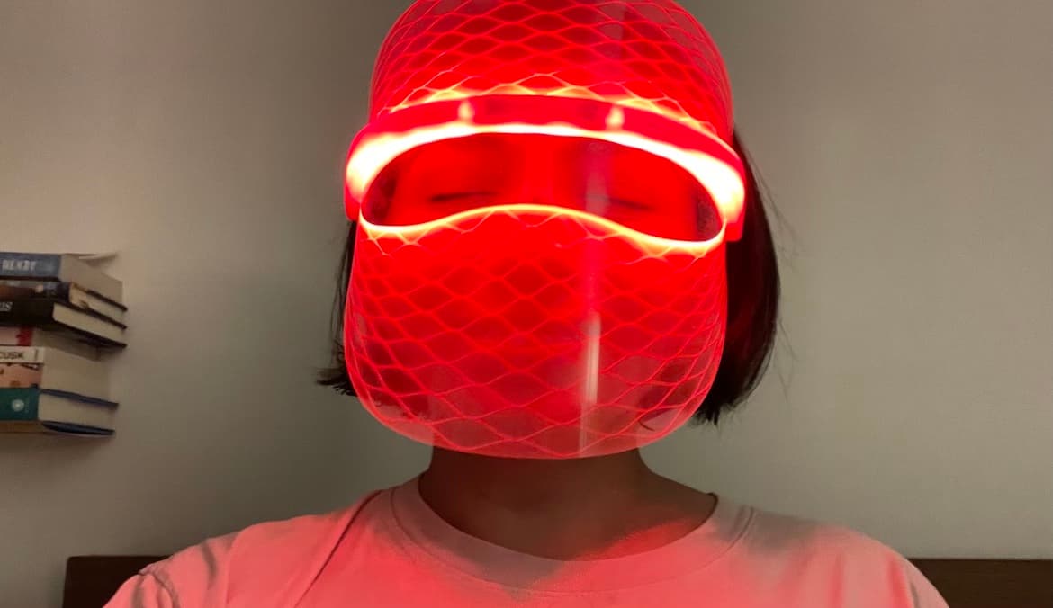 Featured image for I Treated My Skin to At-Home LED Light Therapy for 4 Weeks, and the 'Before and After' Photos Are So Impressive