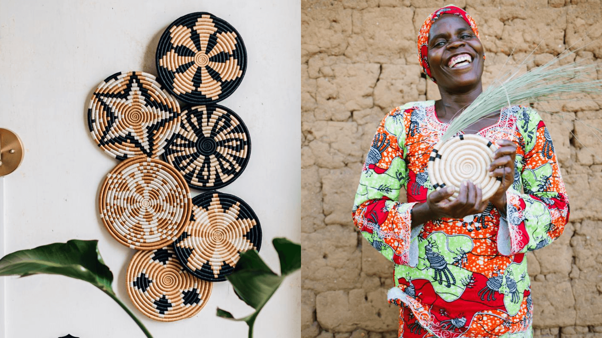 Made trade woven trivets