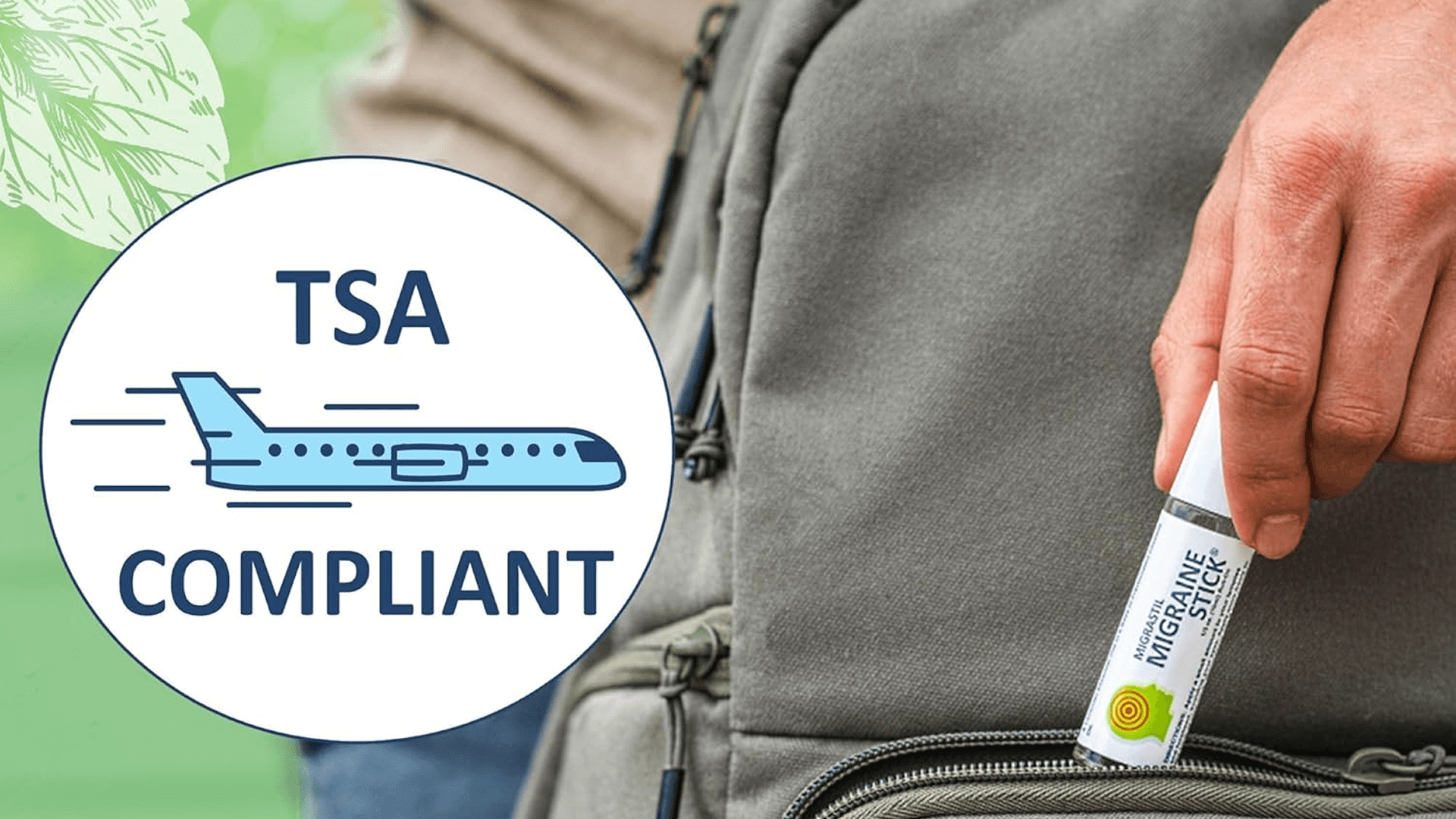 Migrastil Migraine Stick Rollon - Fast Cooling Comfort for Your Head. Aromatherapy with Peppermint & Other Essential Oils. Metal Roller. Made in USA by Basic Vigor