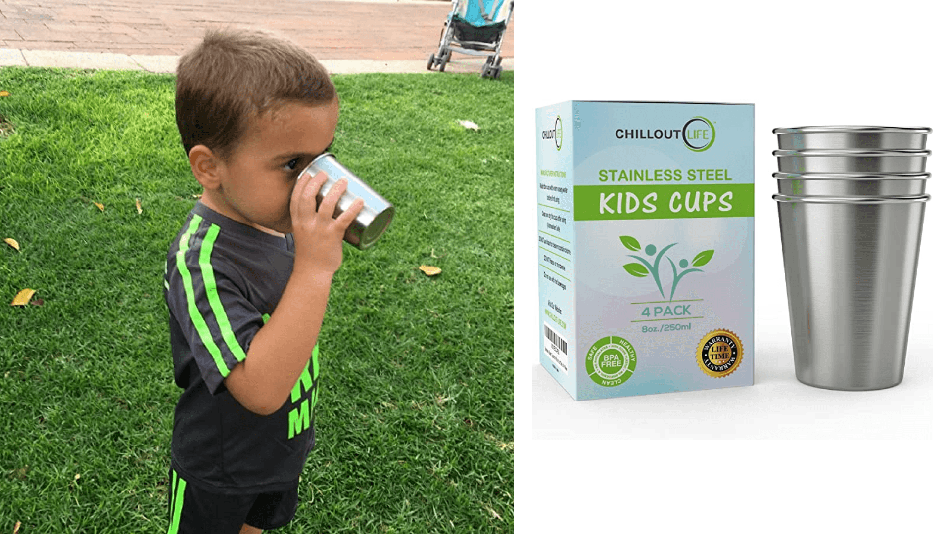 stainless steel cups