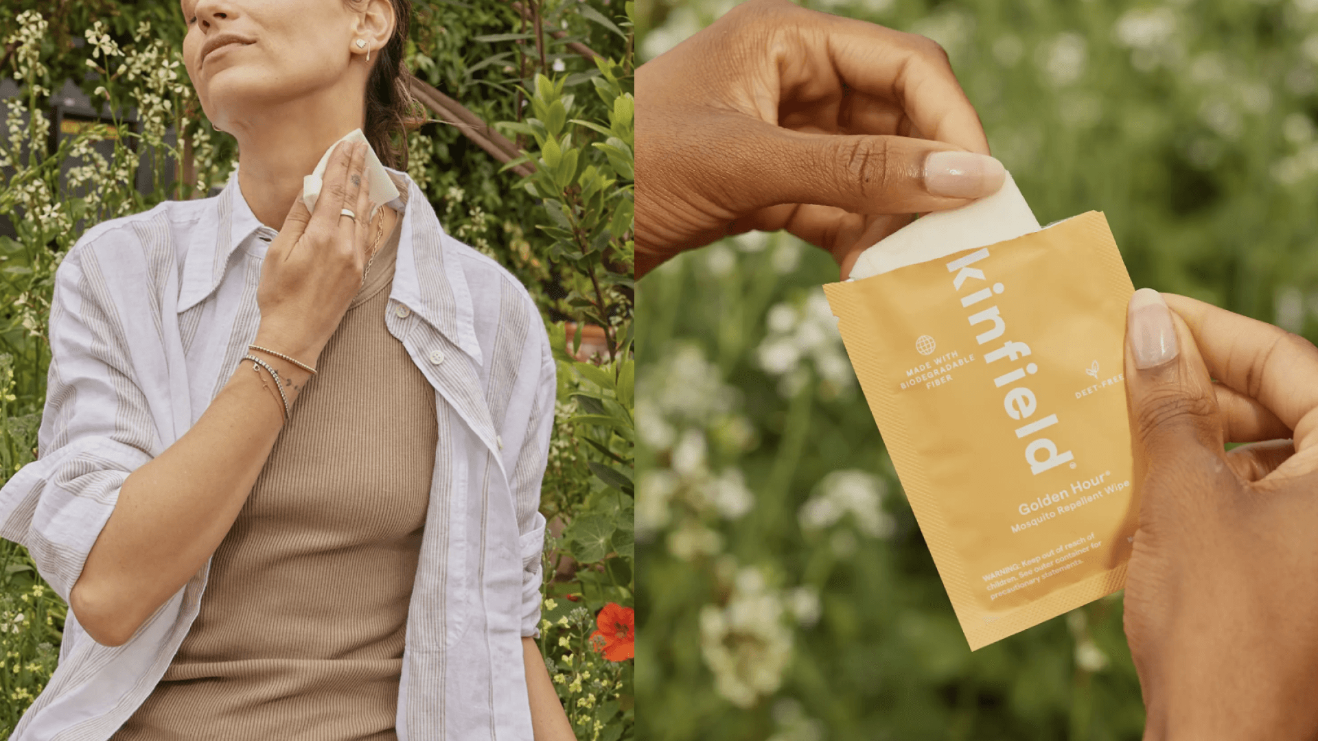 A 12-pack of mosquito repellent wipes