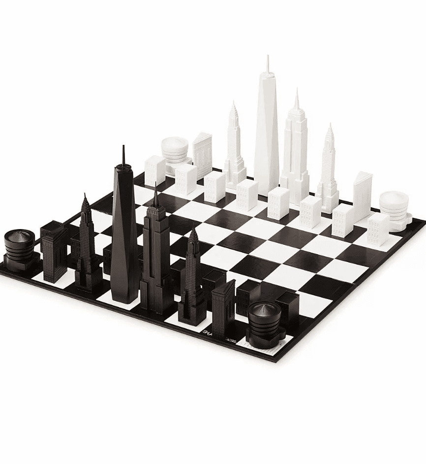 Uncommon Goods NYC Skyline Chess