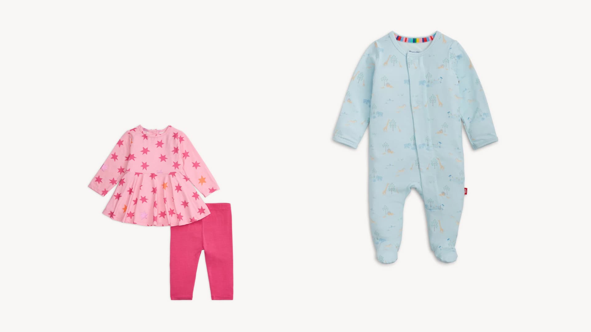 kids clothing set, magnetic onesie for toddlers