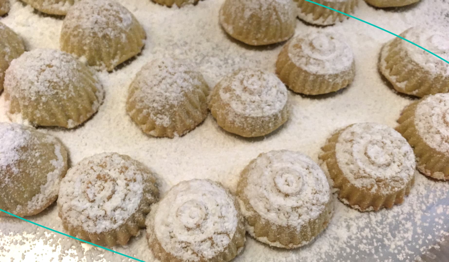 Ma’moul, or date cookies, for the celebration of Eid which marks the end of Ramadan.