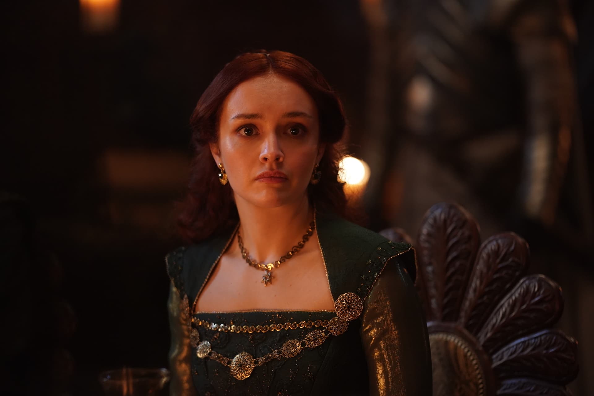 King Viserys Targaryen's second wife Alicent Hightower