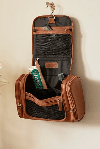 Leatherology Small Hanging Toiletry Kit