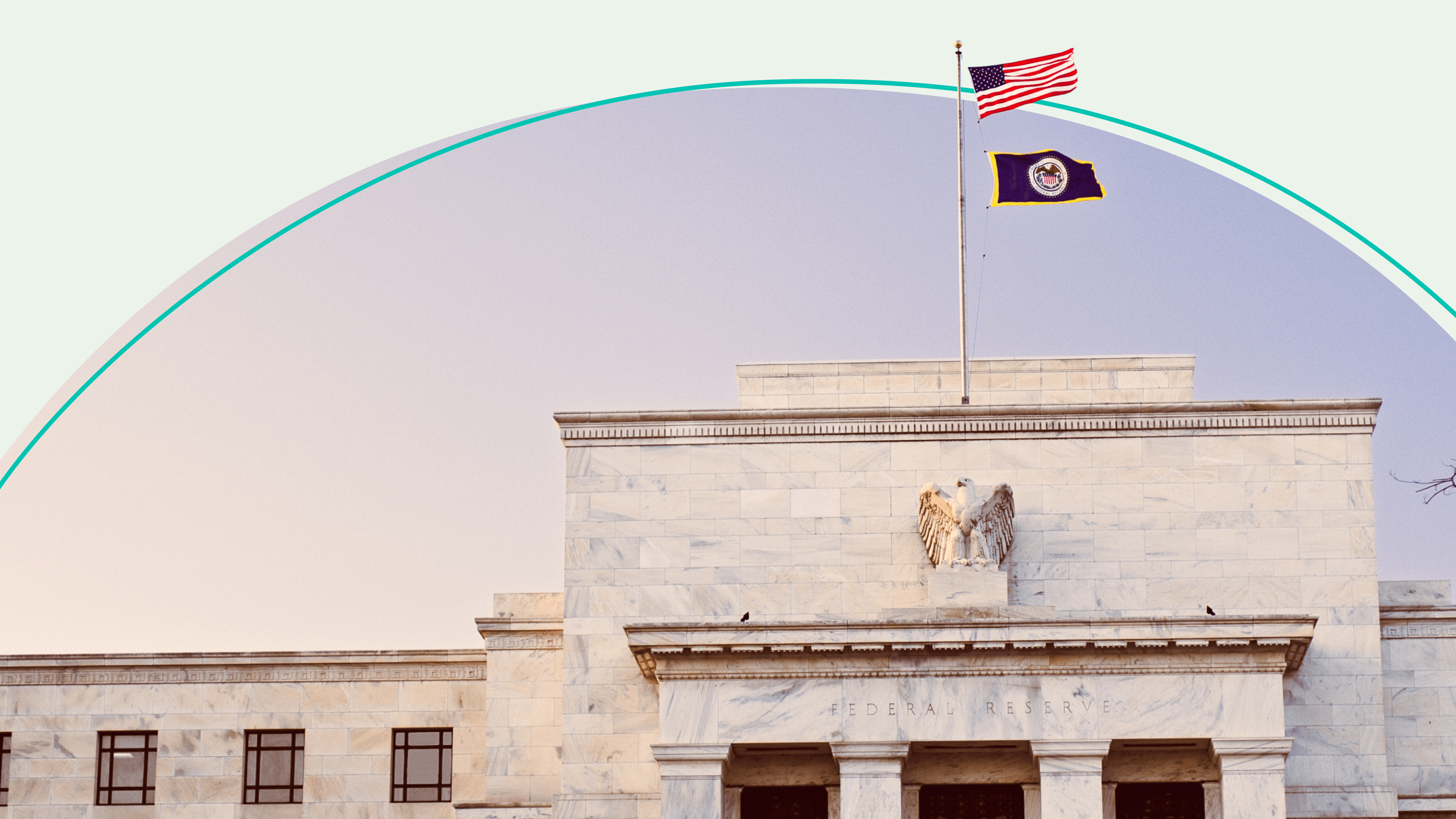 A photo of the Federal Reserve building