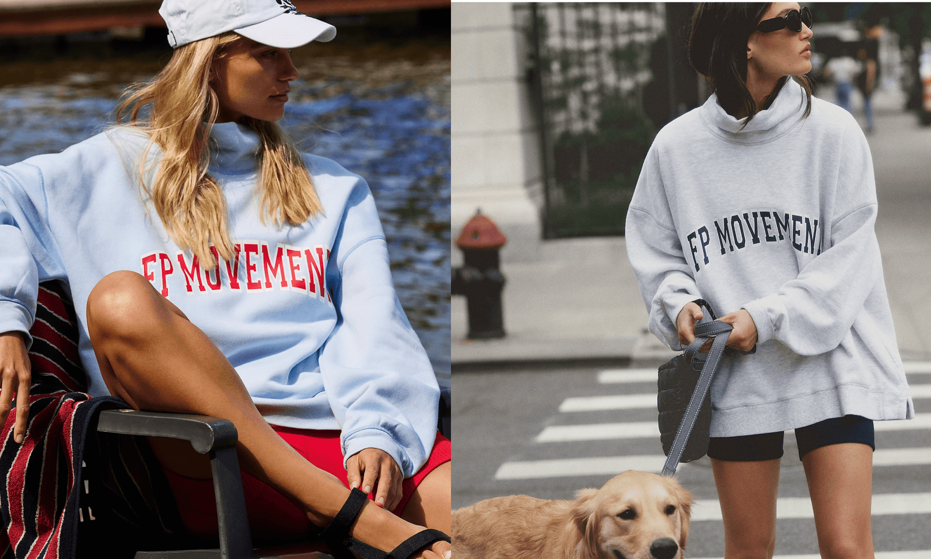 Sweat set funnel neck high-rise shorts