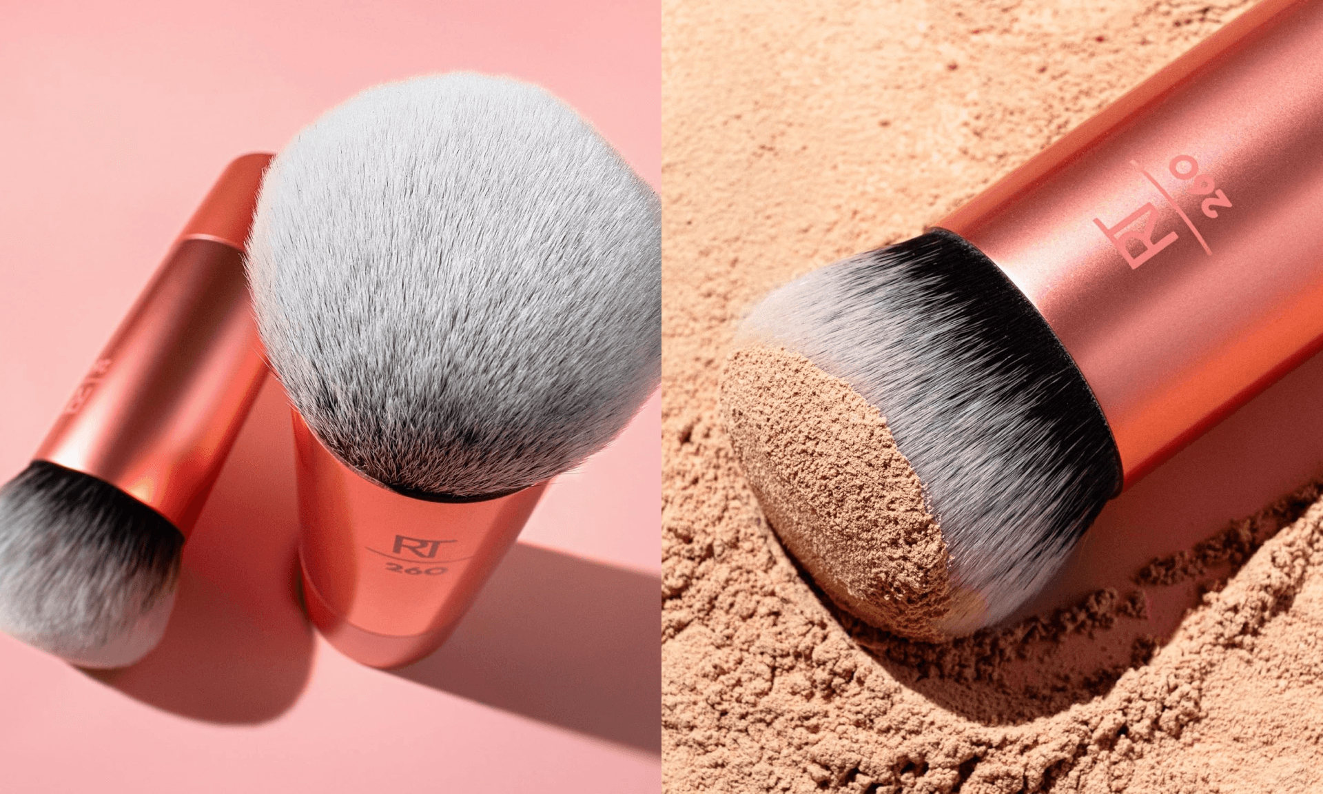 Real Techniques Bubble Blending Makeup Brush, Multipurpose Foundation Brush For Liquid, Cream, & Powder Products, Unique Round Brush Head, Synthetic Bristles, Vegan & Cruelty Free, 1 Count