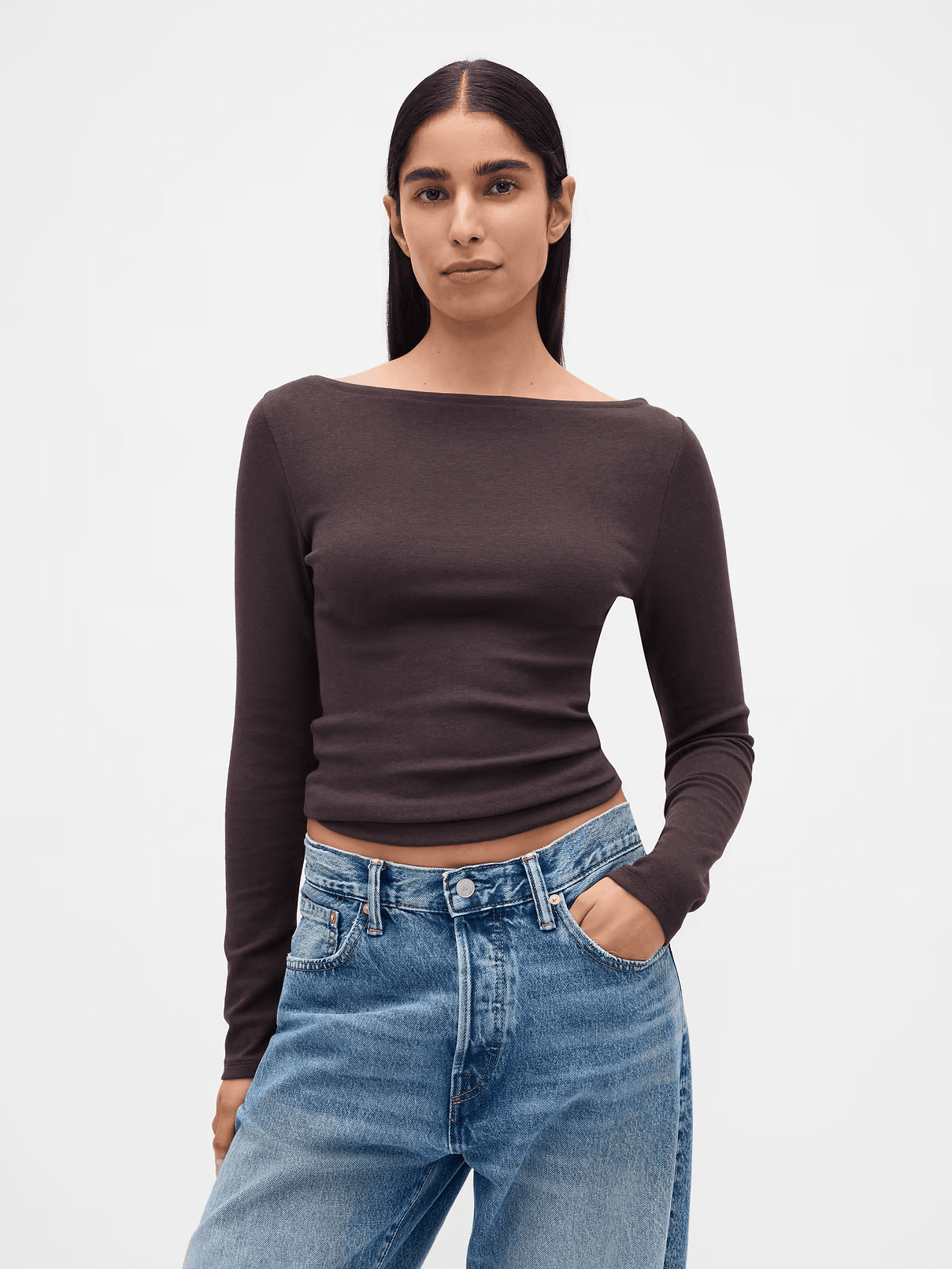 Gap Modern Boatneck T-Shirt