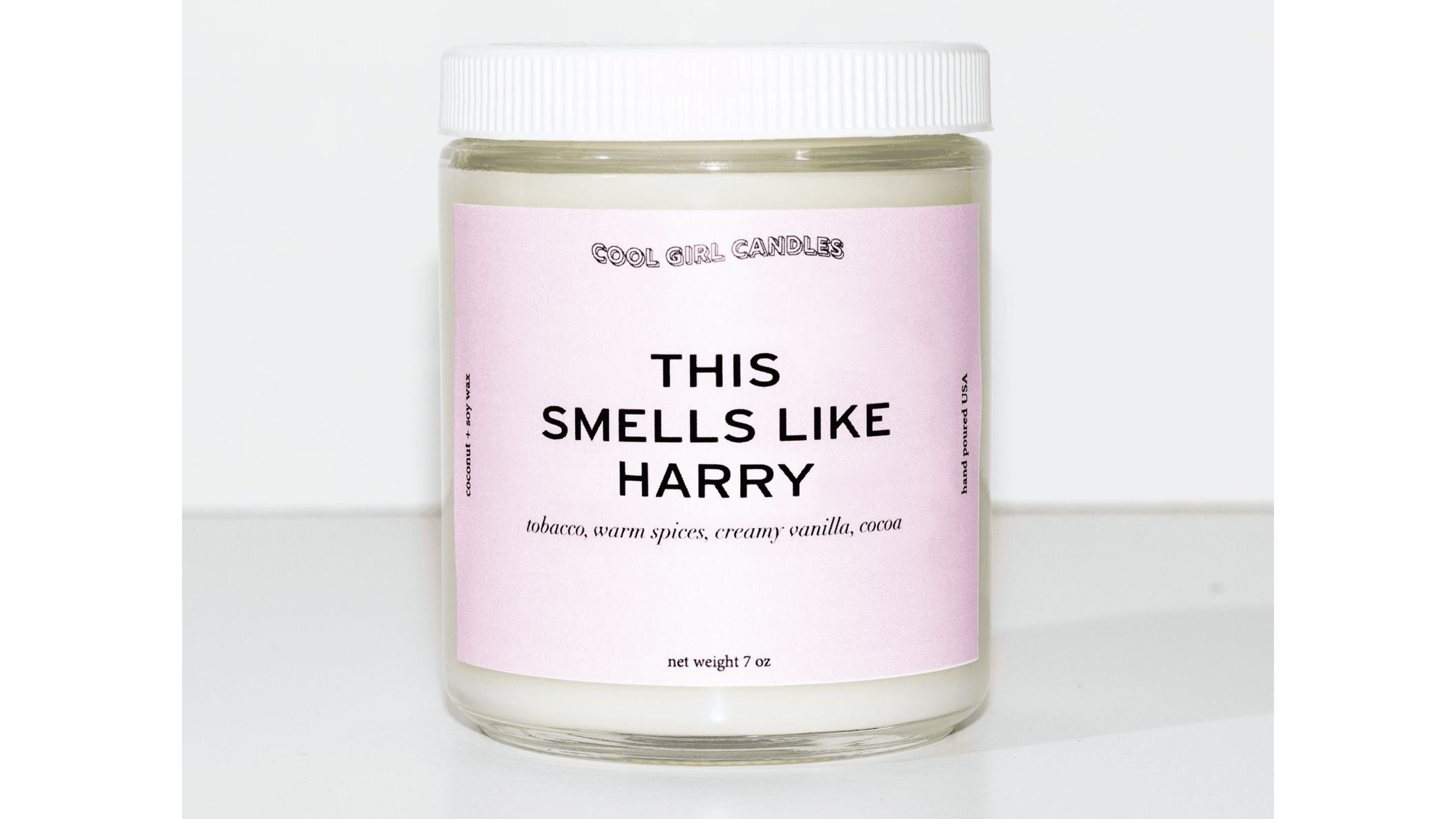 harry styles themed funny candle