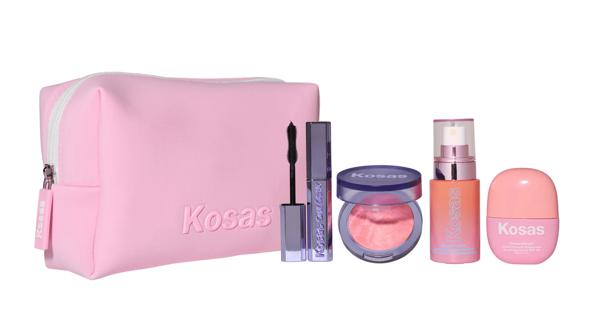 skincare and makeup set