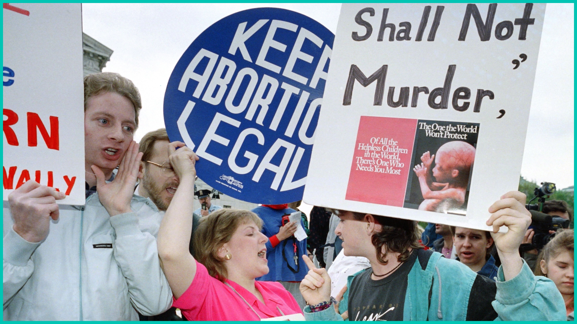 Abortion rights protestors