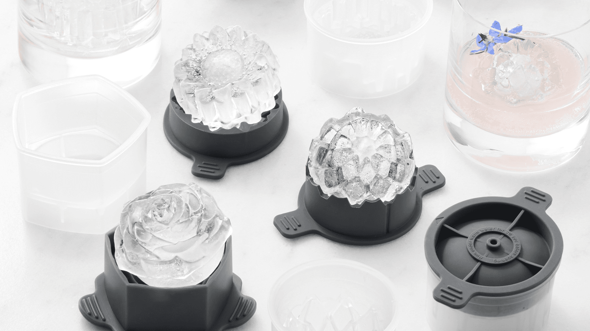 Williams Sonoma Rose Ice Molds