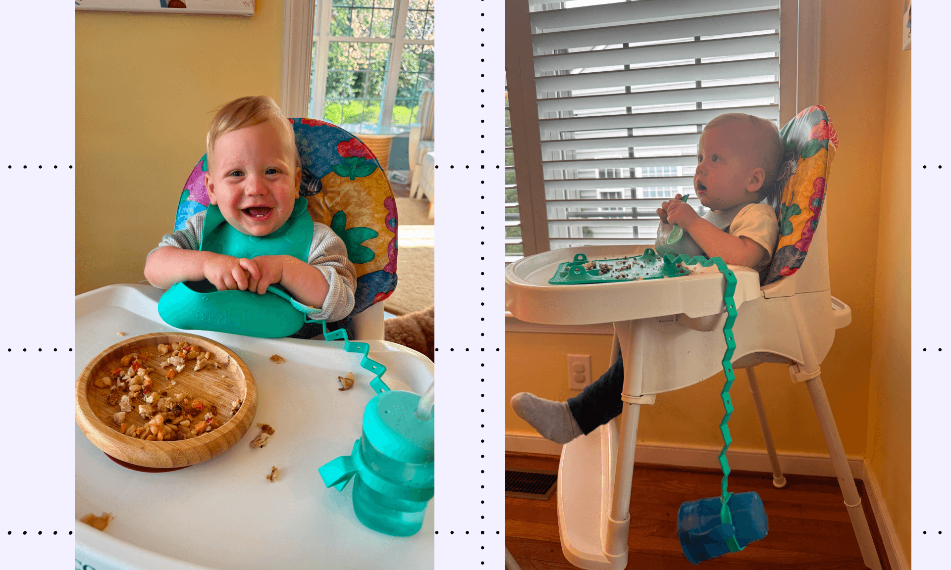our review of the busy baby eating mat and accessories