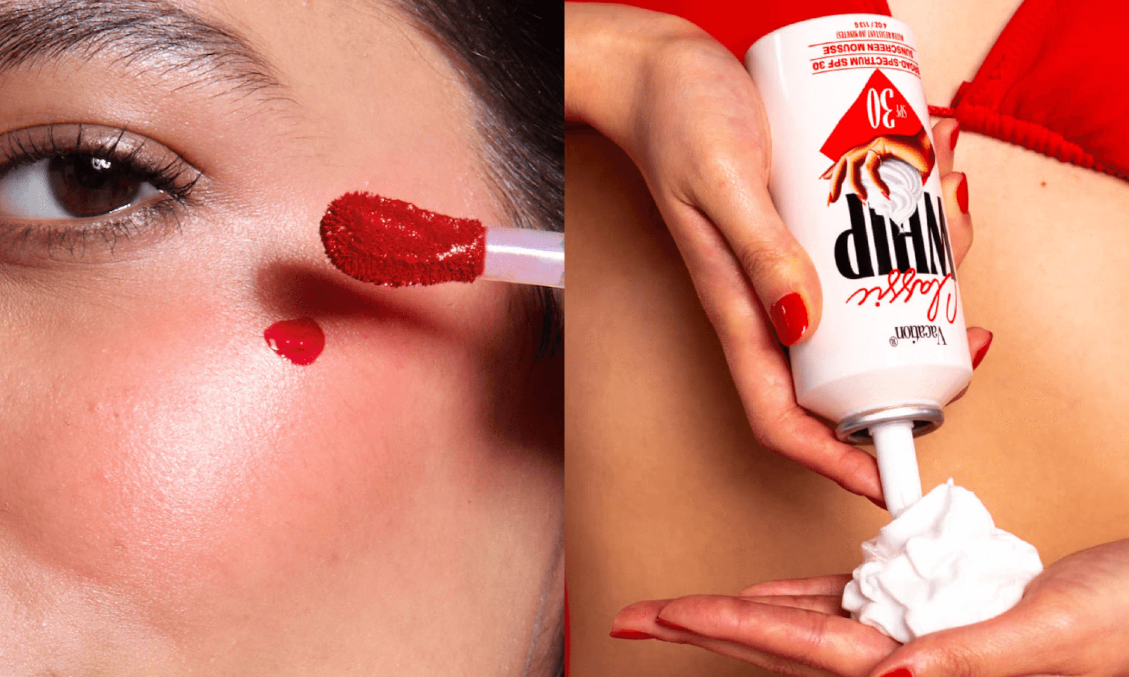 summer skincare and makeup