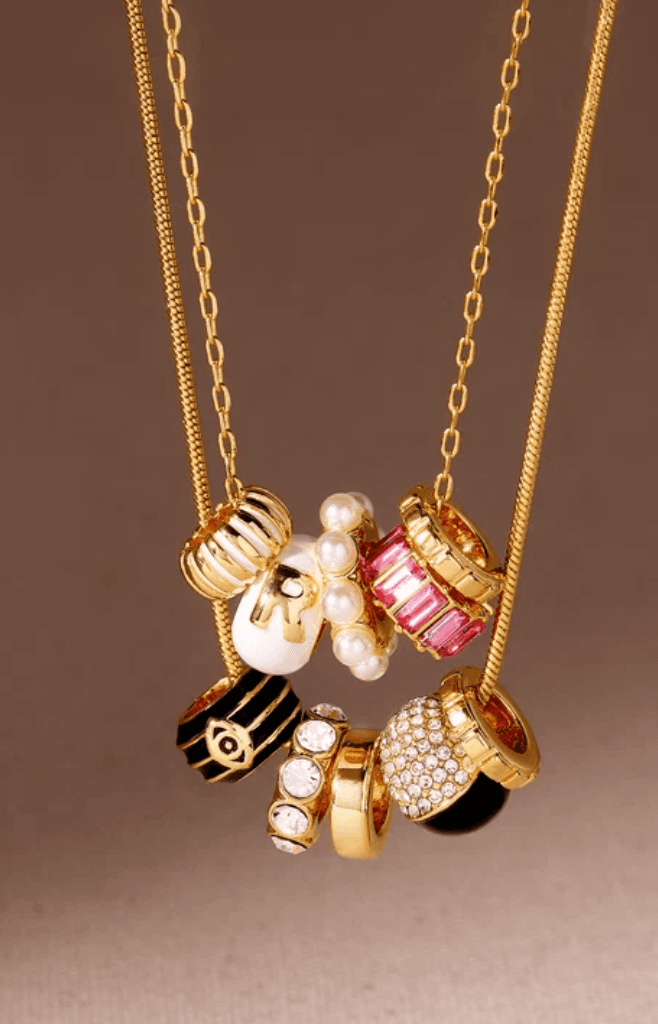 Brook And York Beaded Charm Necklace