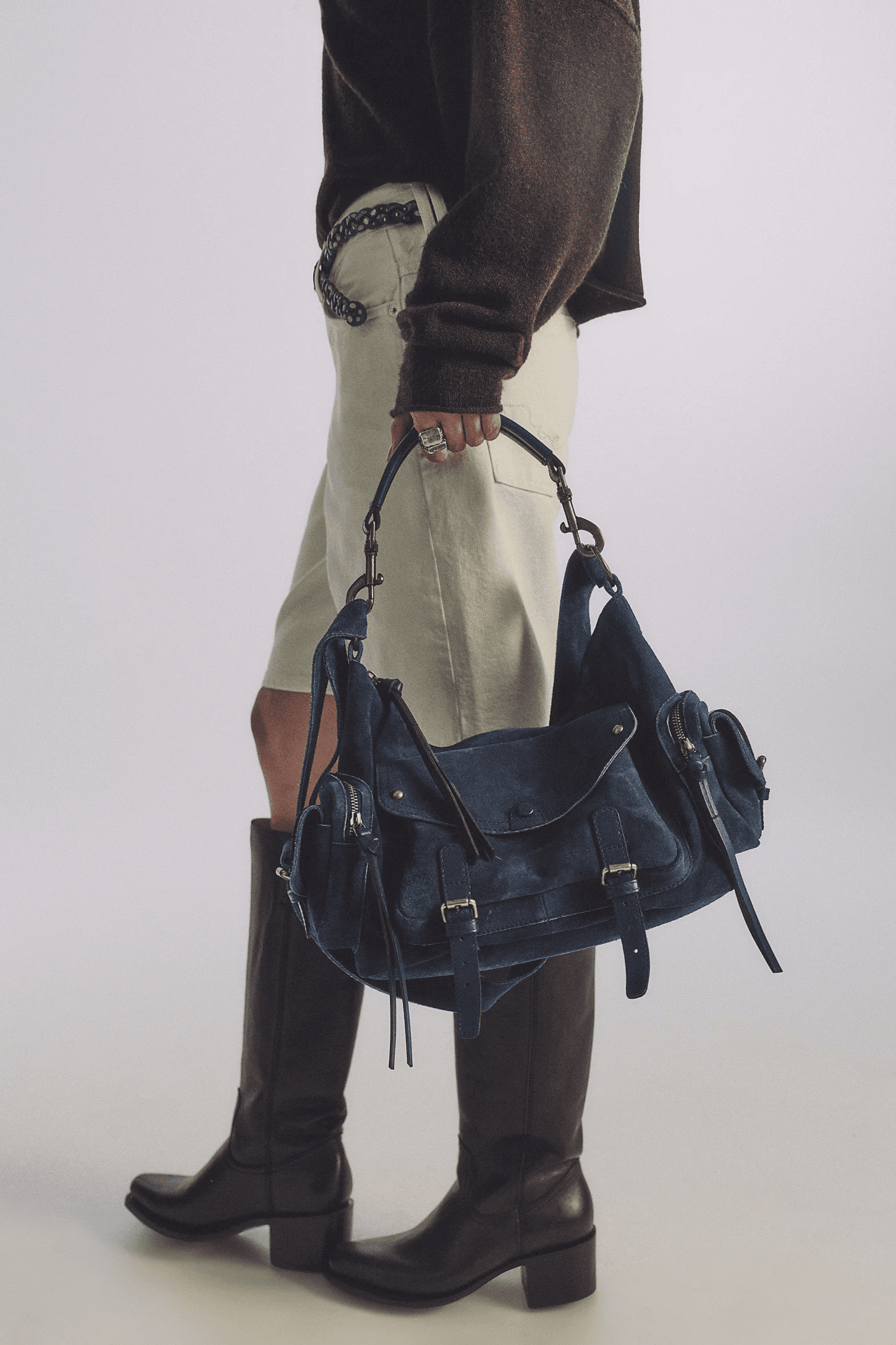 Free People Palermo Suede Shoulder Bag