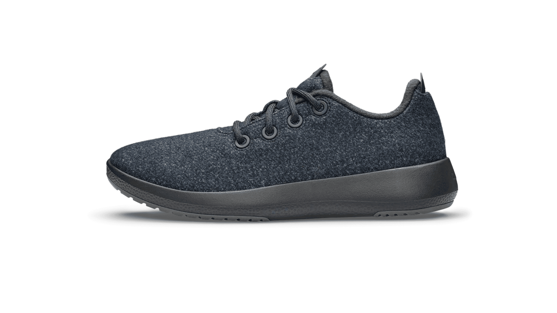 Navy blue wool sneakers