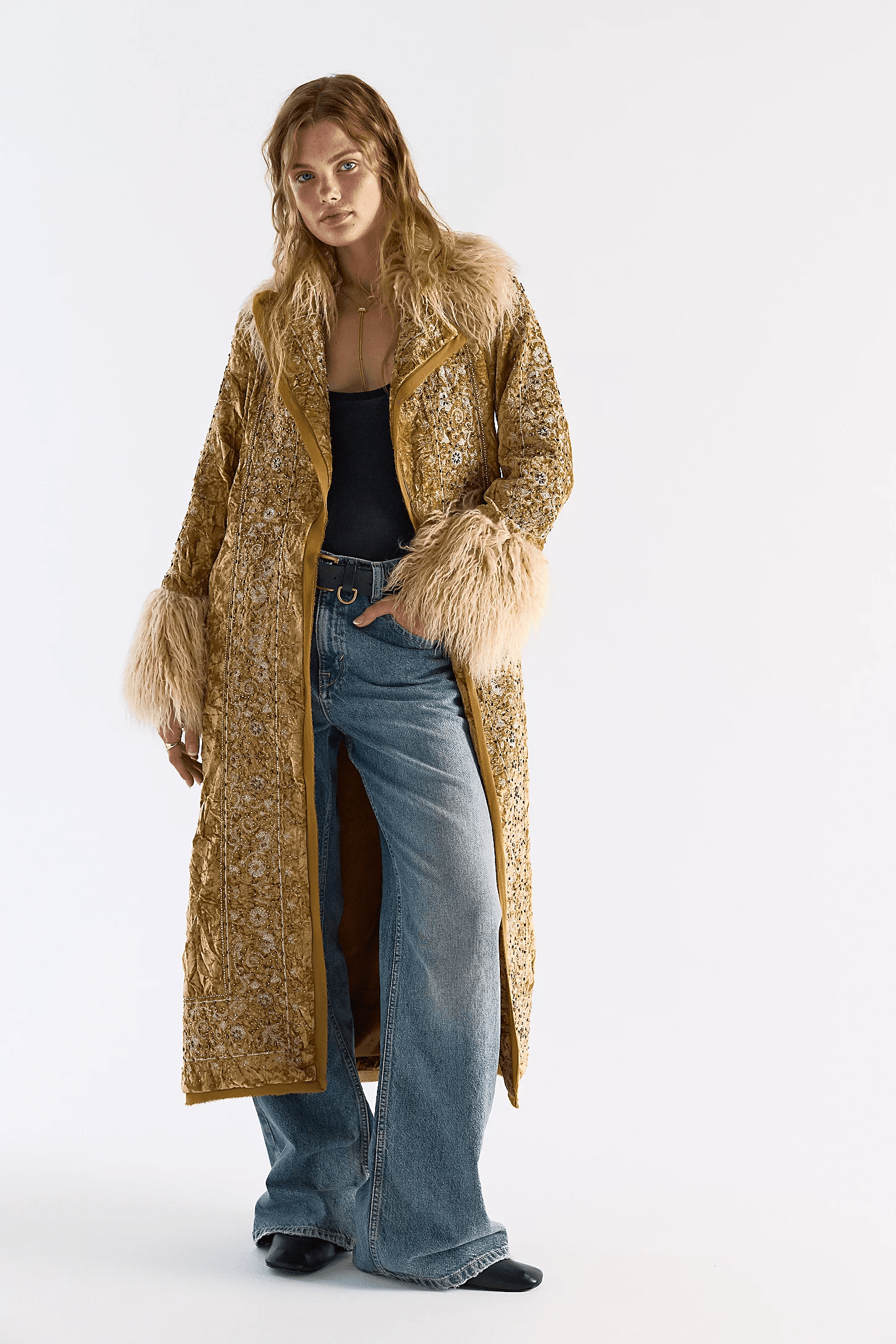 Free People Pyre Embellished Duster