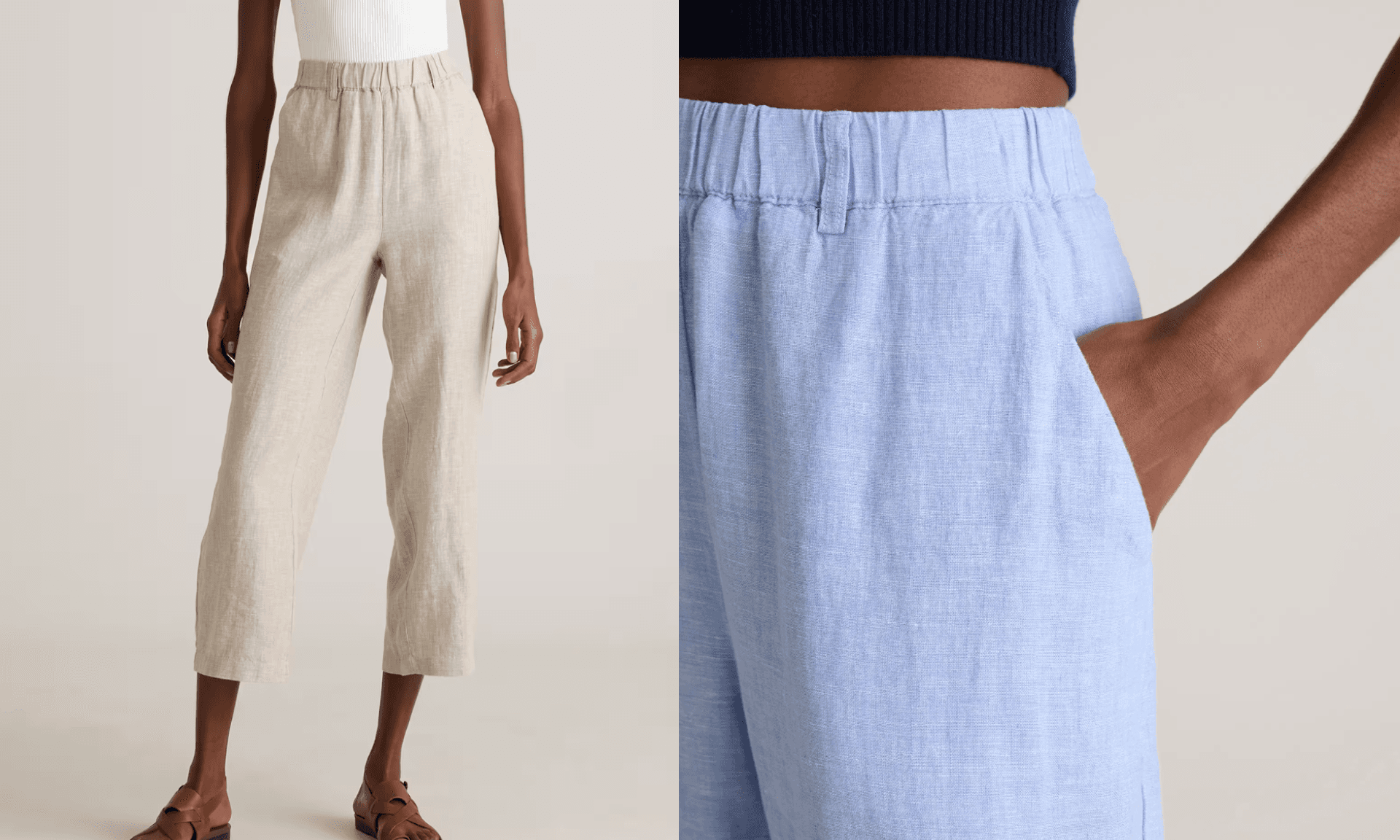 100% European Linen Pants