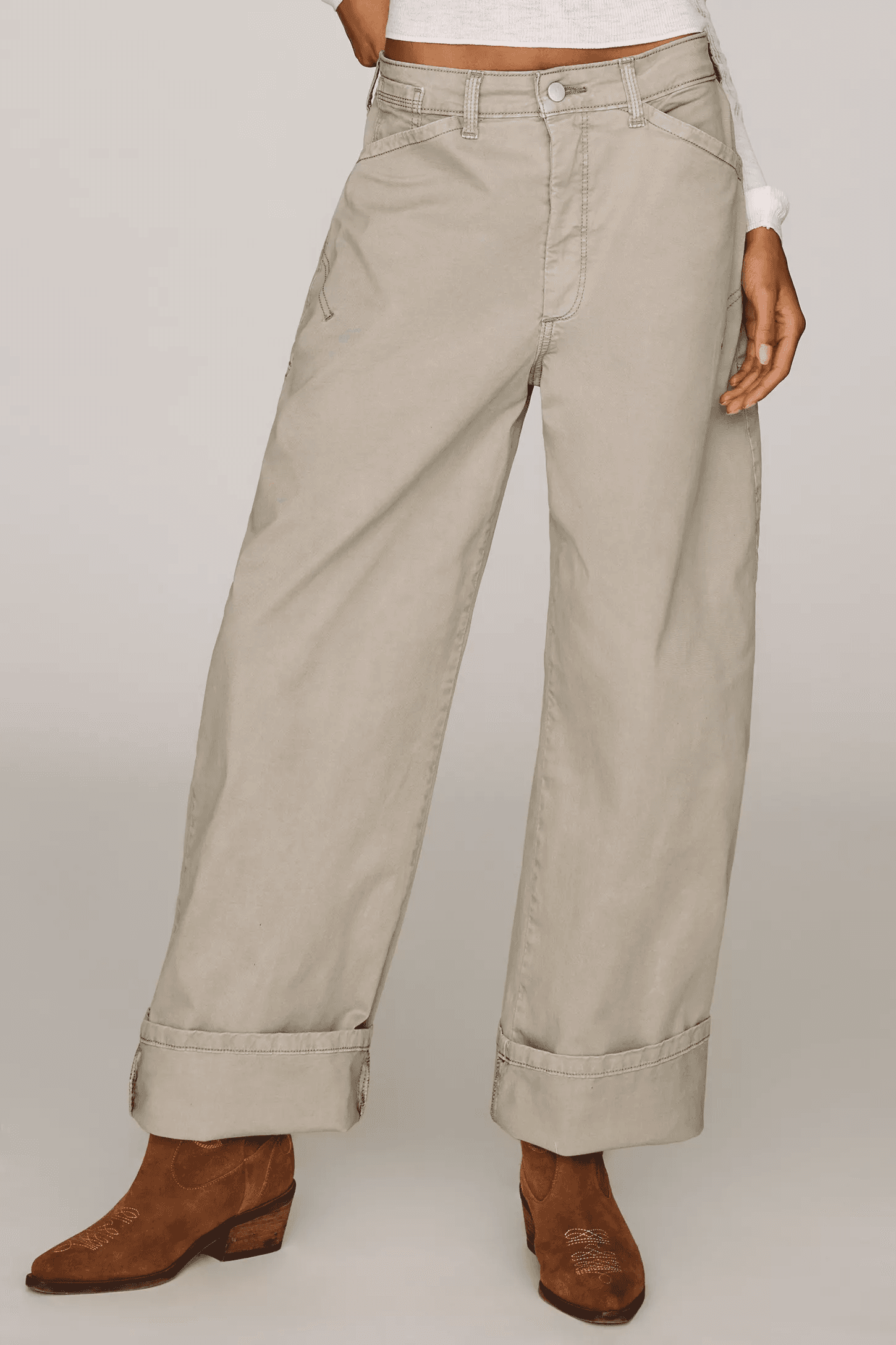 Anthropologie Pilcro Kayden Full Length Utility Barrel Pants