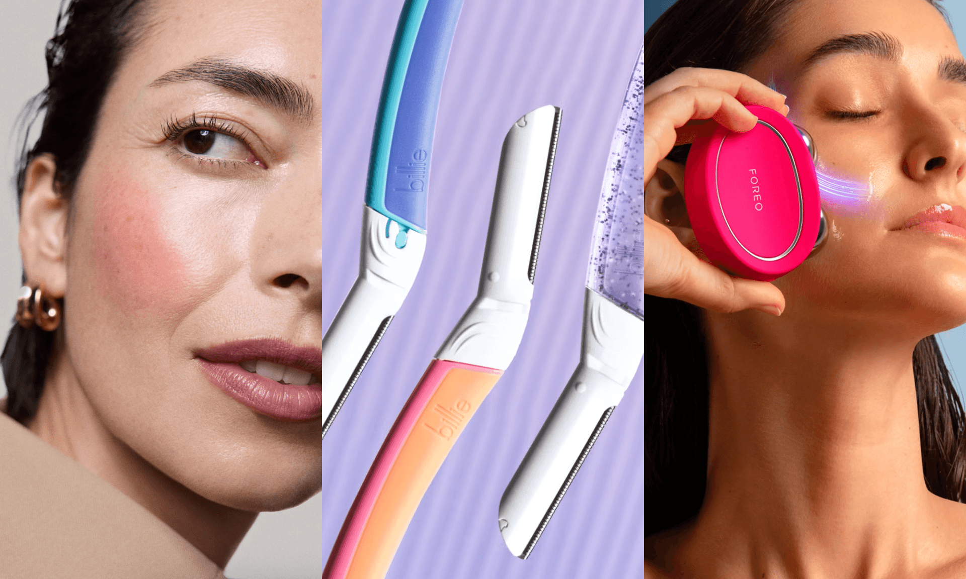 blush, dermaplane, microcurrent device