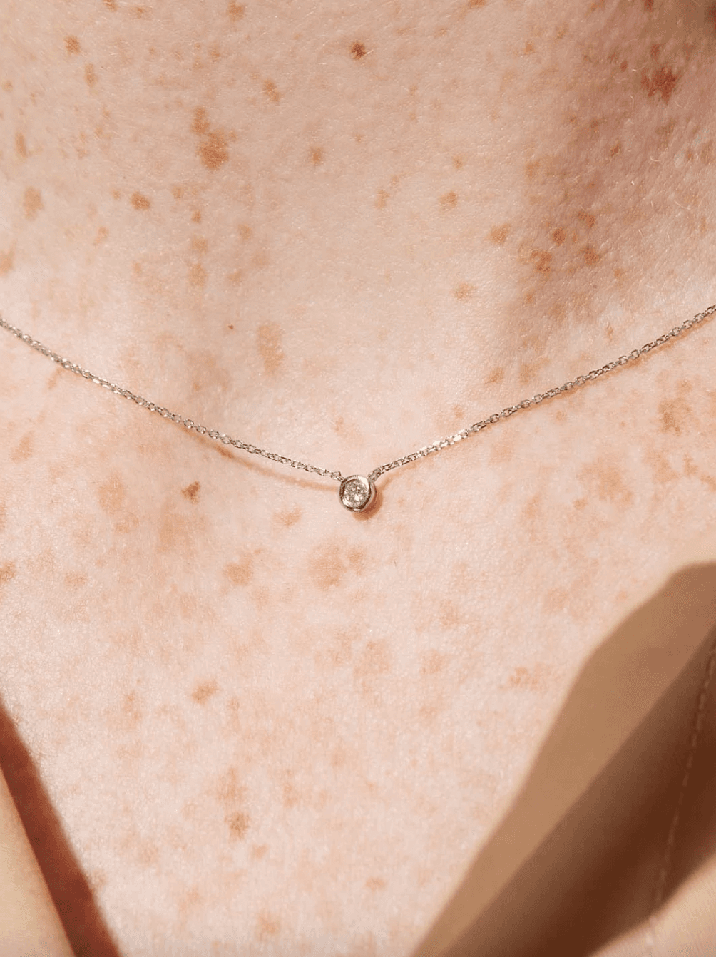 Ana Luisa White Gold Diamond Necklace
