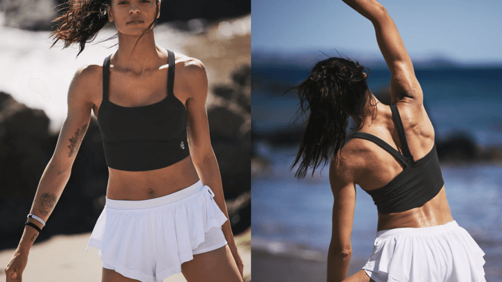 woman wearing cropped cami