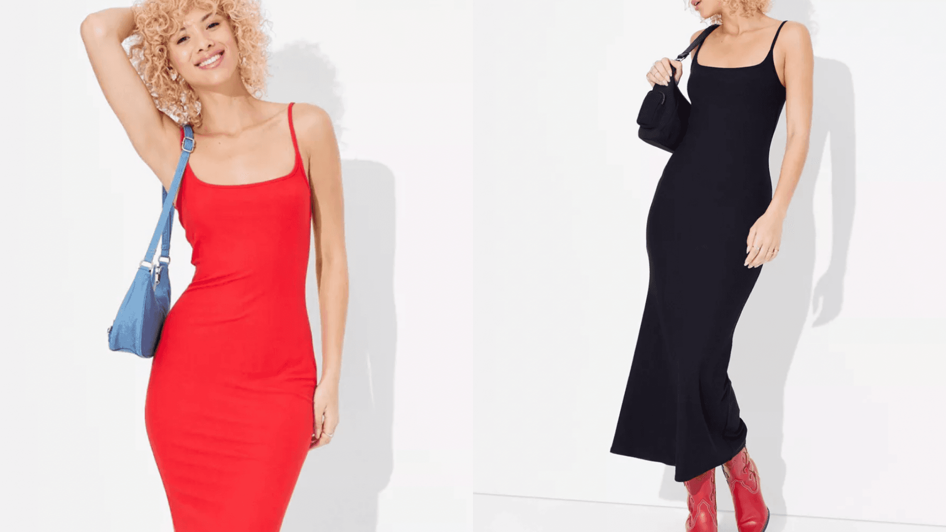 Wild Fable Ribbed Maxi Slip Dress