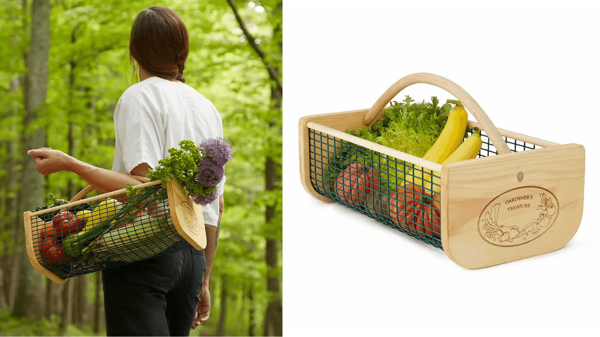 Traditional harvest basket