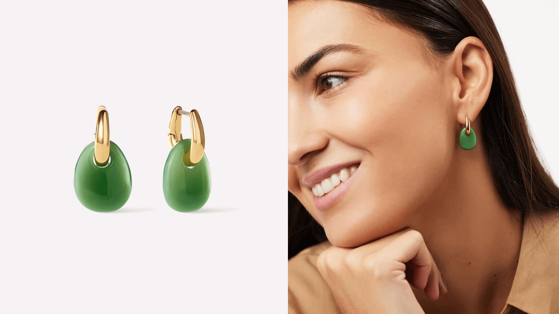 ana luisa gold drop earrings