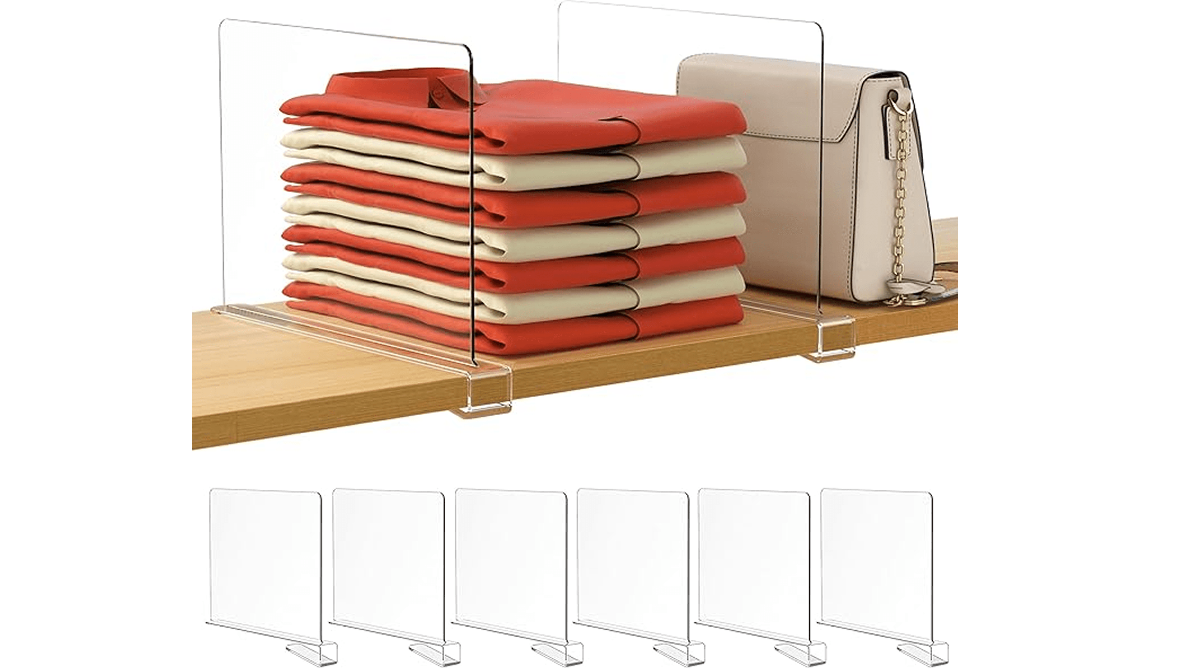 clear shelf dividers