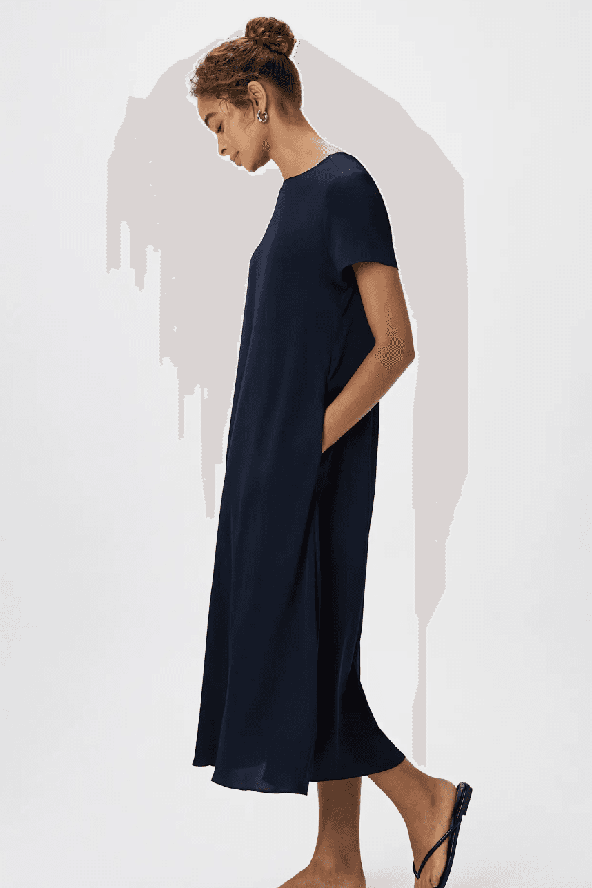 silk dress