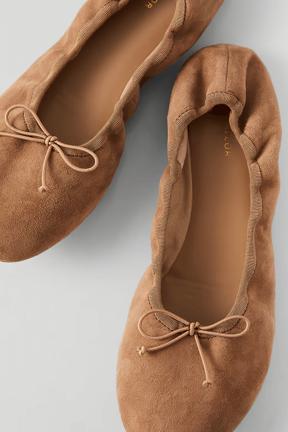 suede ballet flats