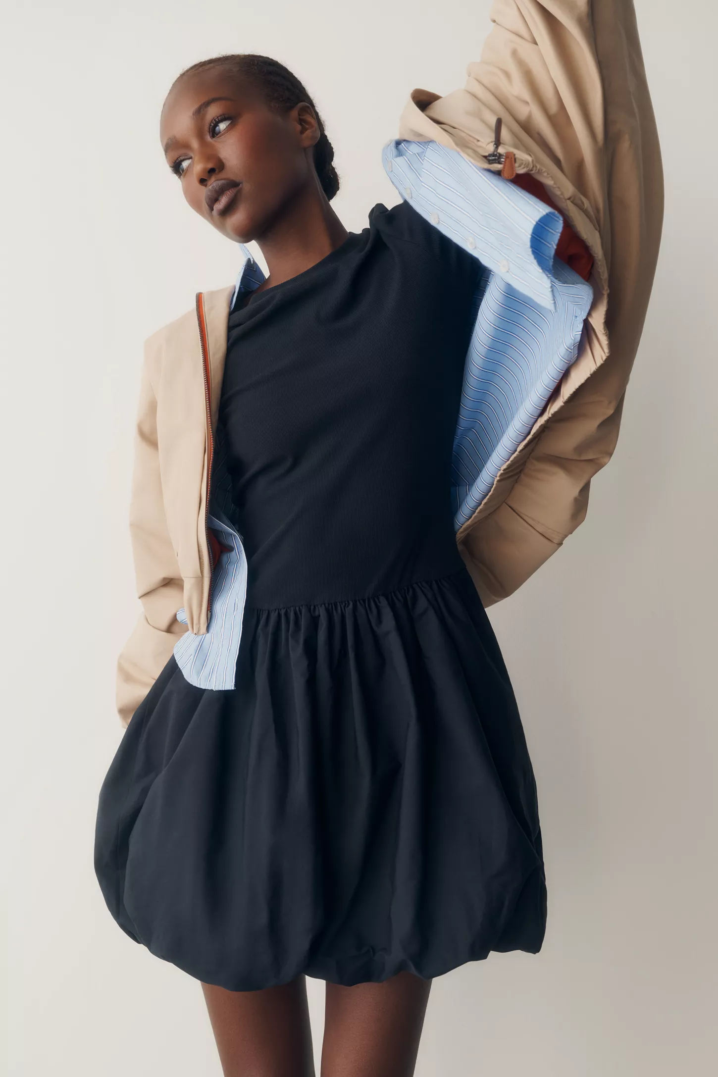 drop-waist mini dress