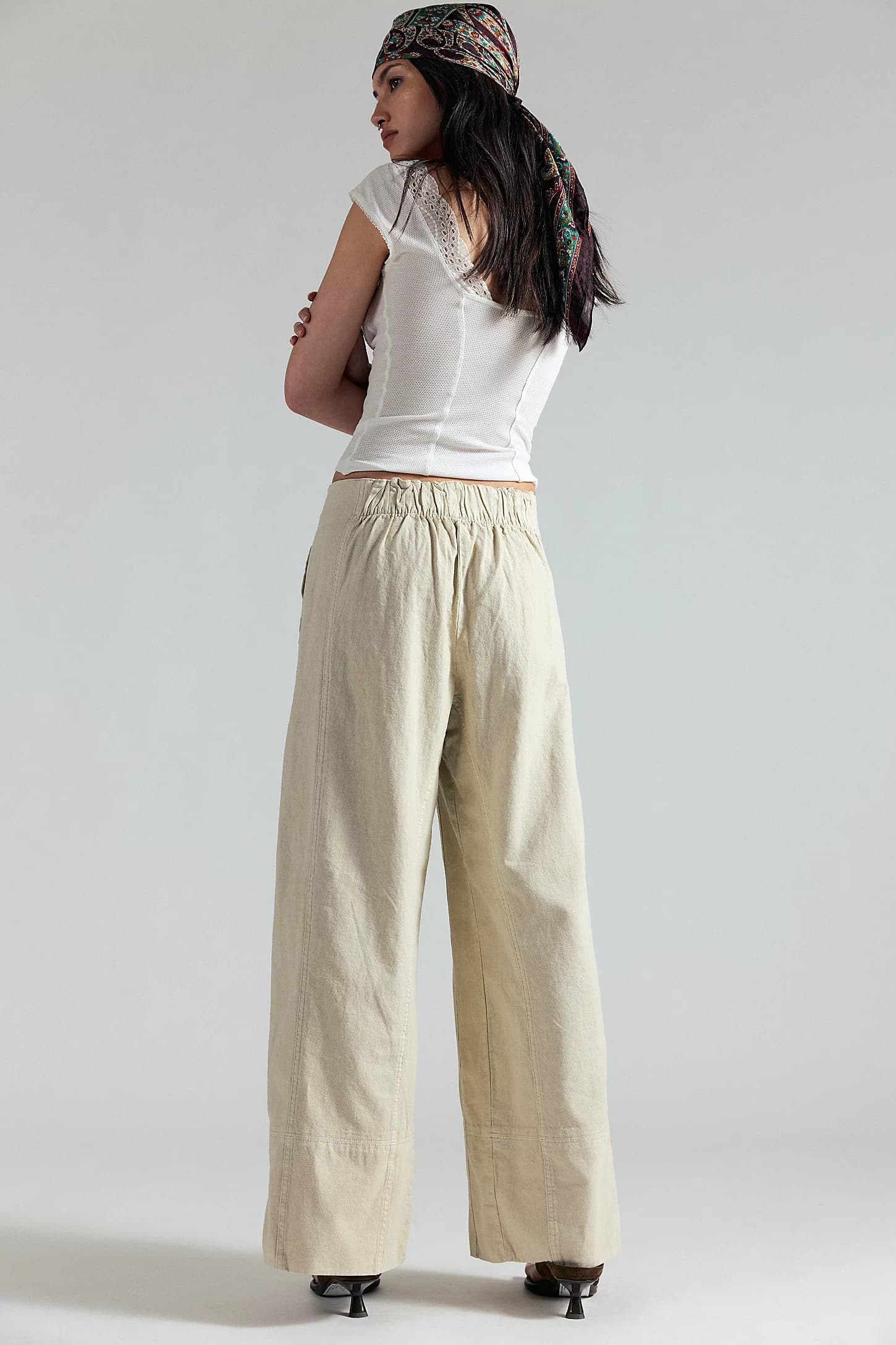Day's End Linen Pull-On Pants