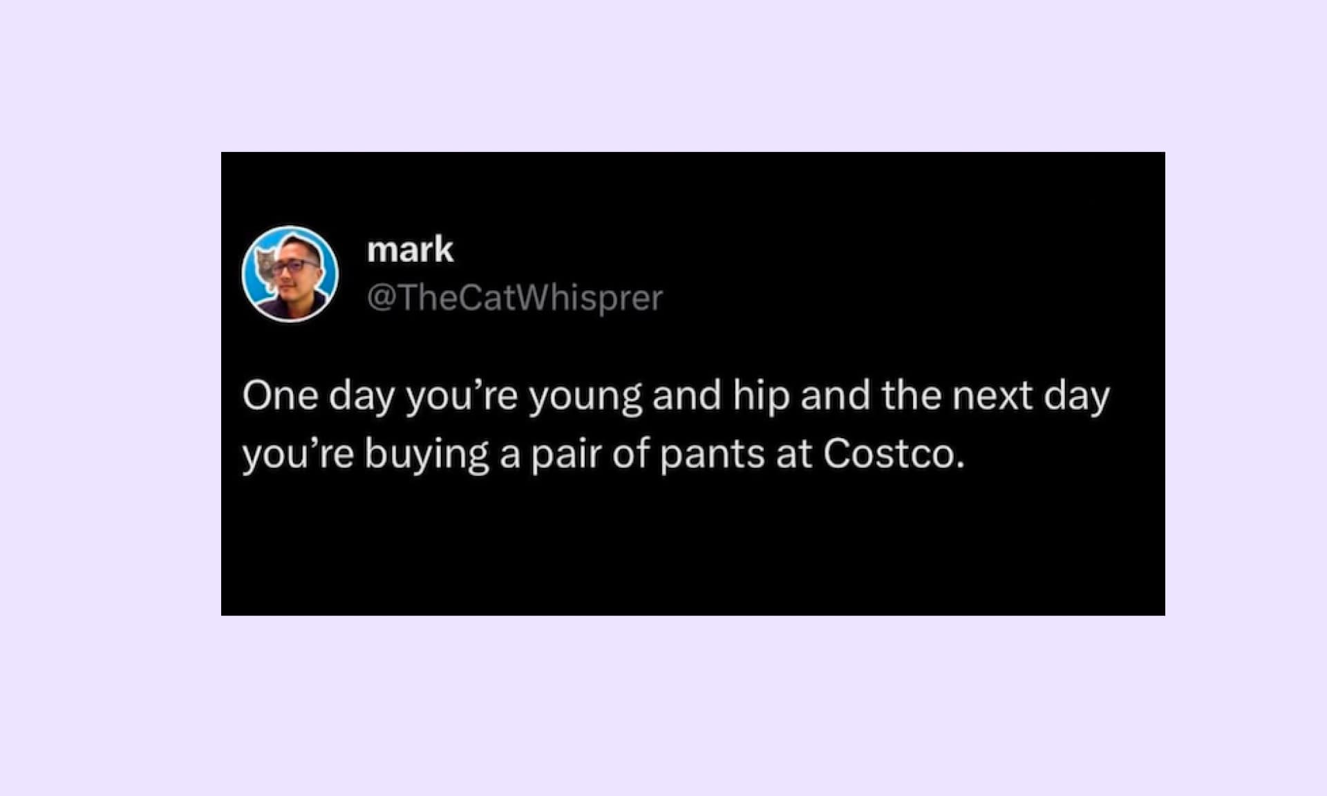 Buying pants from Costco