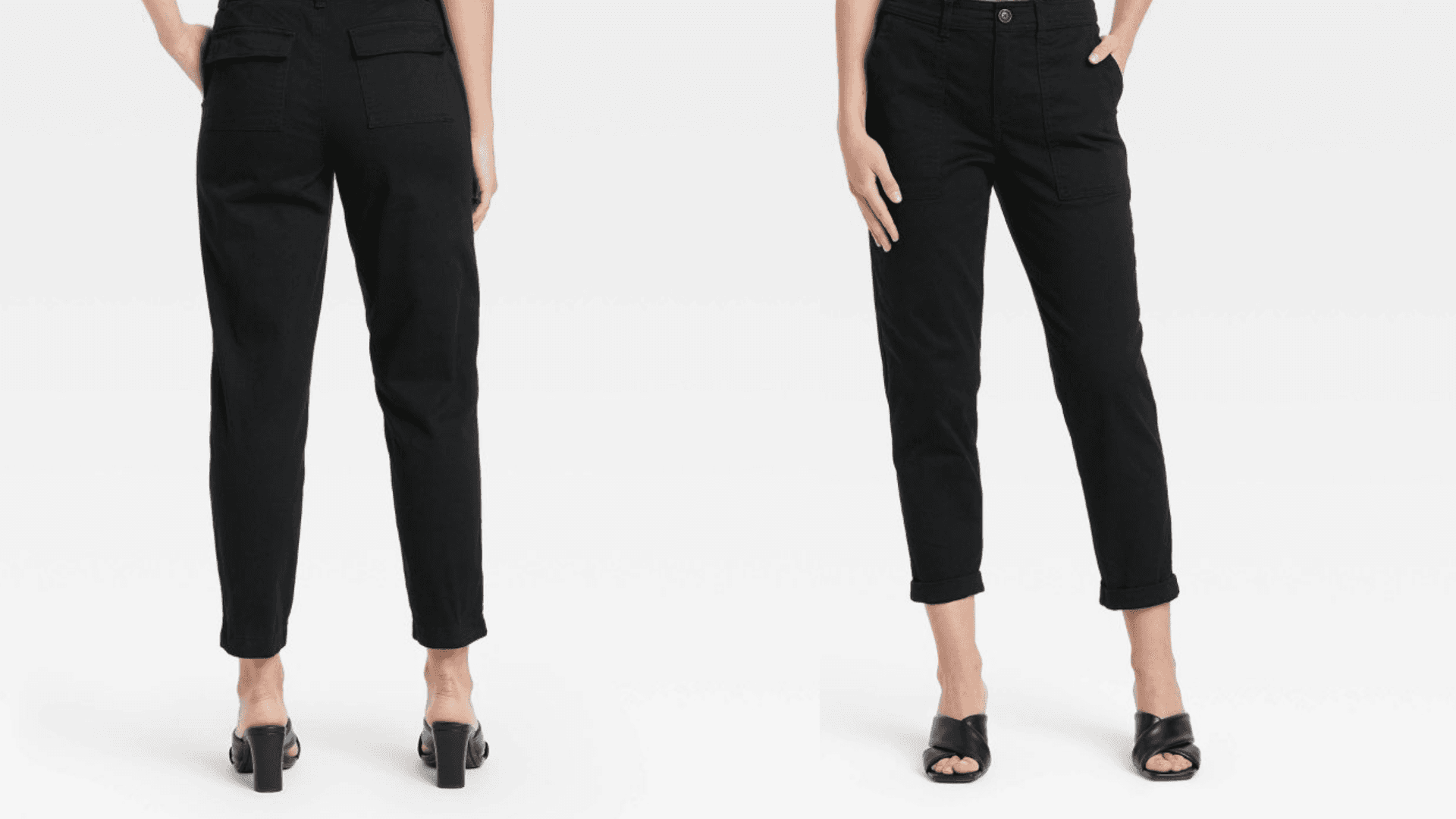 rolled ankle pants