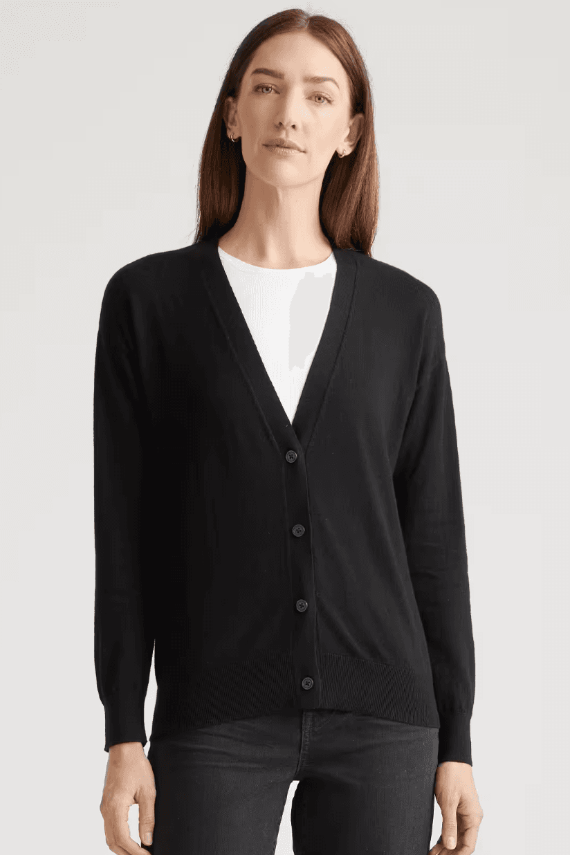 V-neck cardigan
