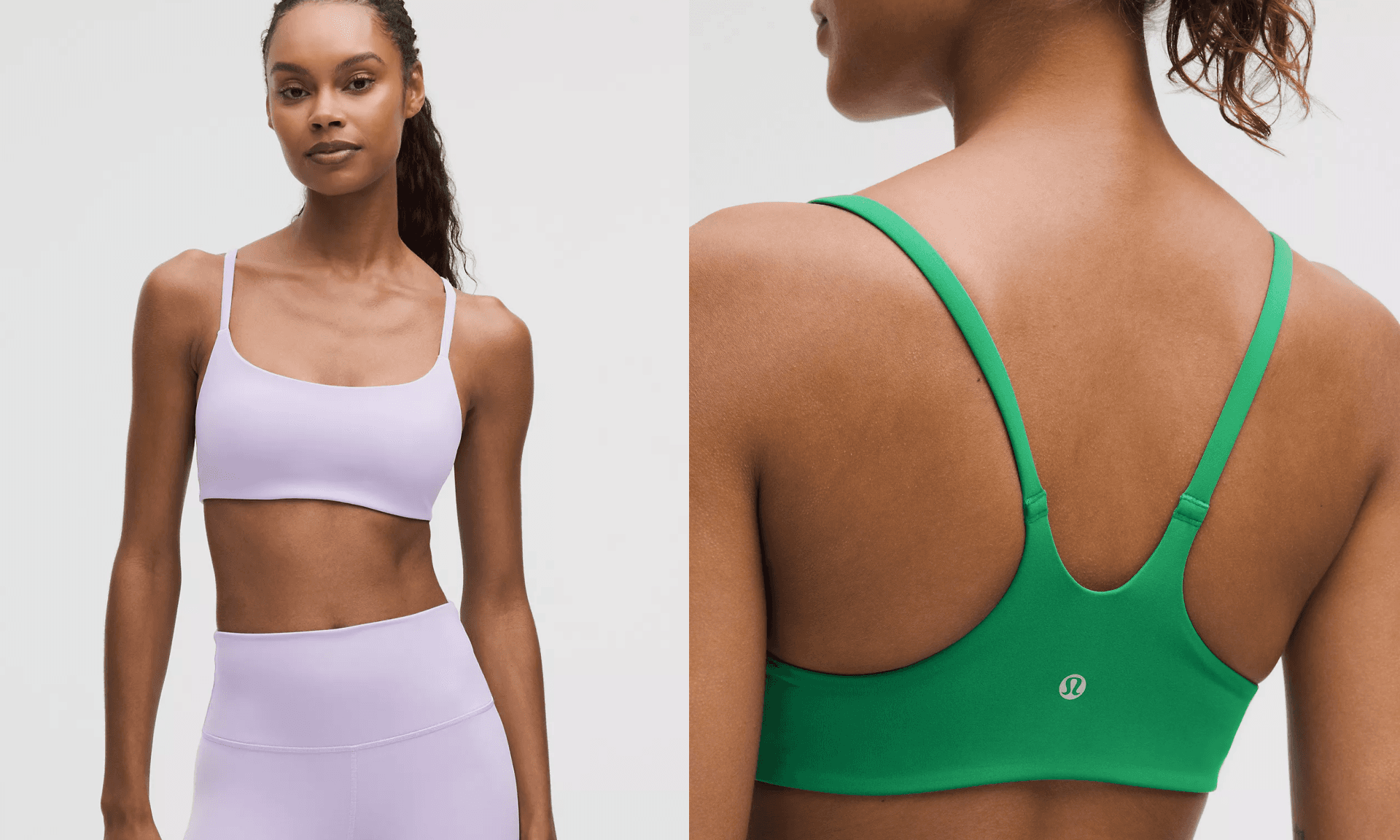 Lululemom Wunder Train Strappy Racer Bra Light Support, A/B Cup