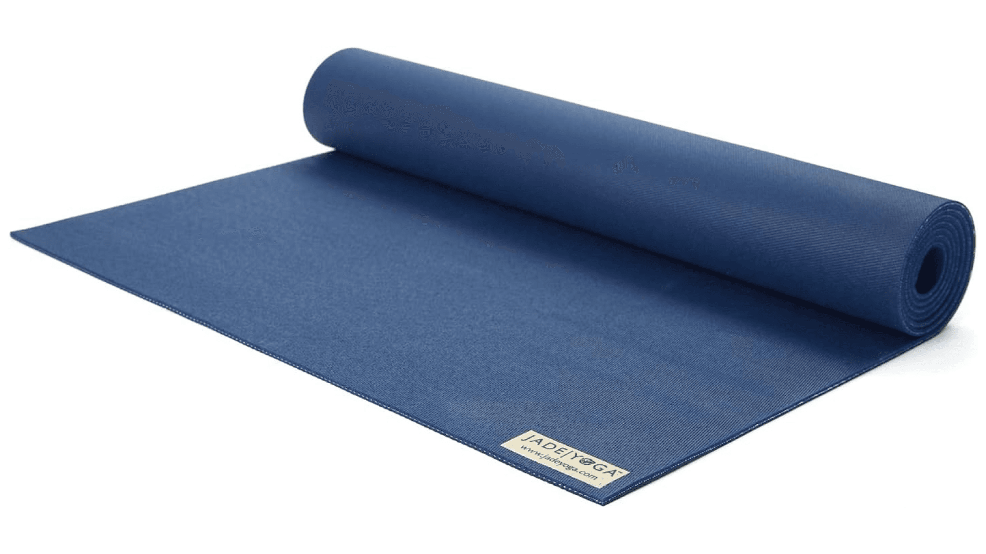JadeYoga Harmony Yoga Mat - Durable & Thick Gym Fitness Mat, Non-Slip Natural Rubber Yoga Mat - Home Exercise & Stretching Mat, Workout Mat- Yoga, Pilates & Meditation for Women & Men (Black, 68'')