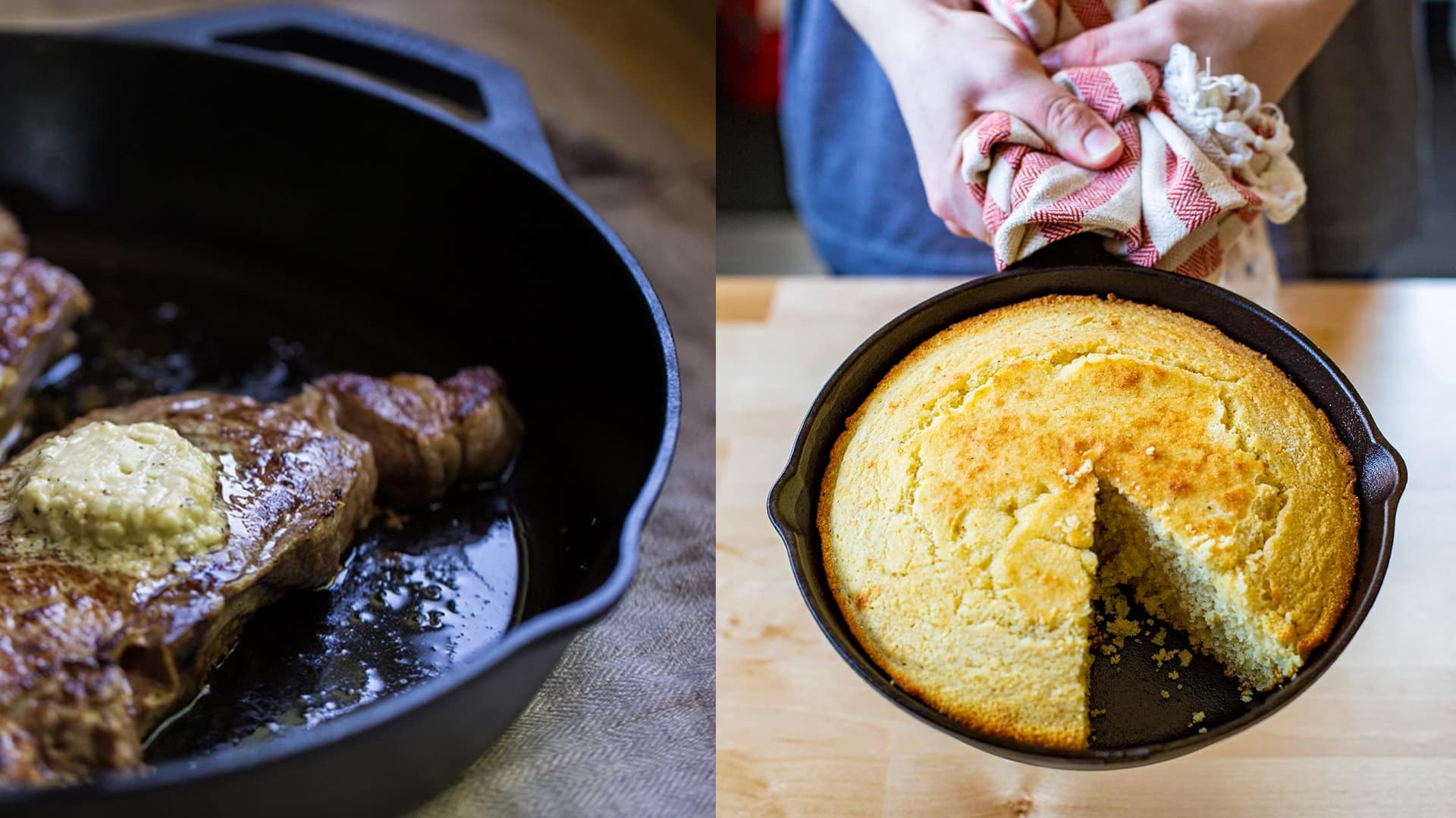 cast-iron skillet