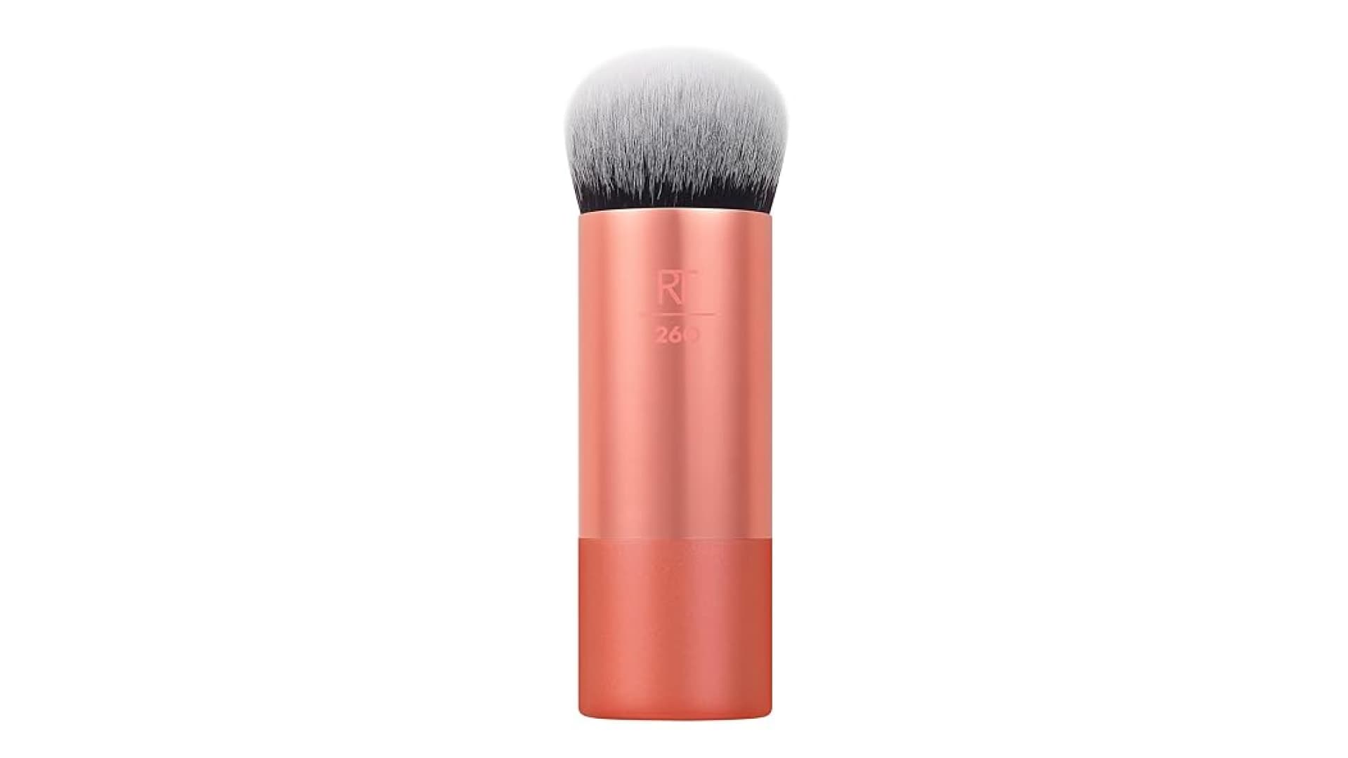 Real Techniques Bubble Blending Makeup Brush, Multipurpose Foundation Brush For Liquid, Cream, & Powder Products, Unique Round Brush Head, Synthetic Bristles, Vegan & Cruelty Free, 1 Count