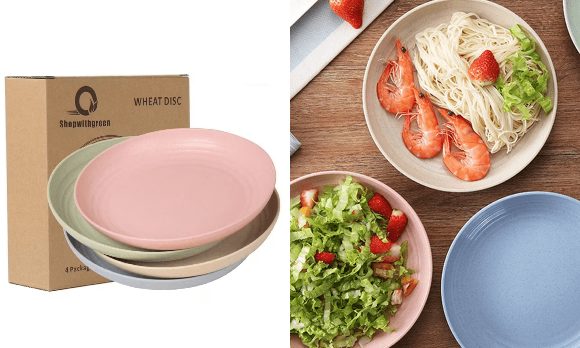 Walmart Wheat plates