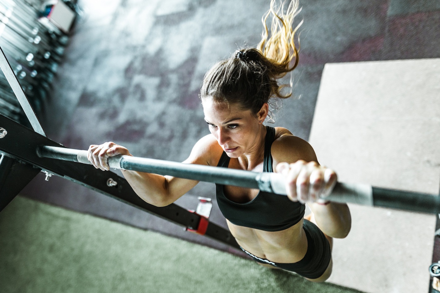 Featured image for Strengthen your core and massage your hip flexors with hanging leg raises