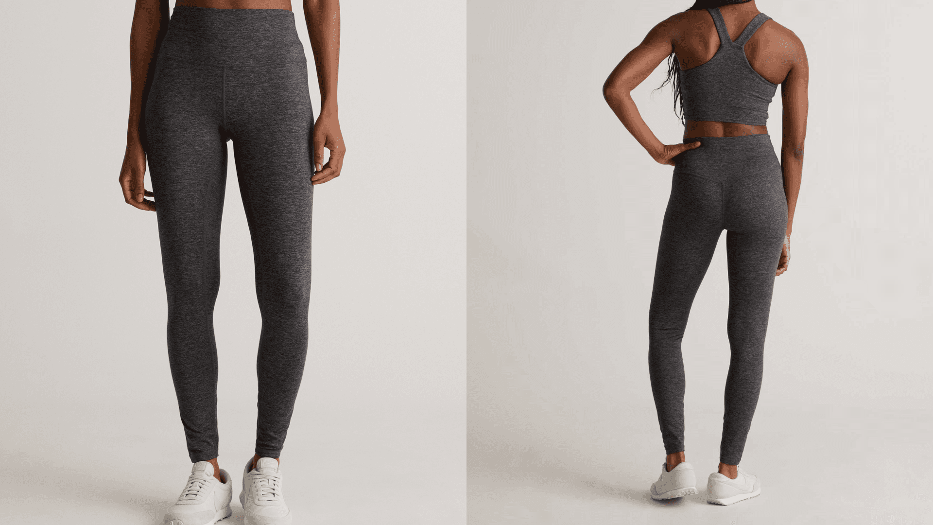 Quince leggings in heather gray